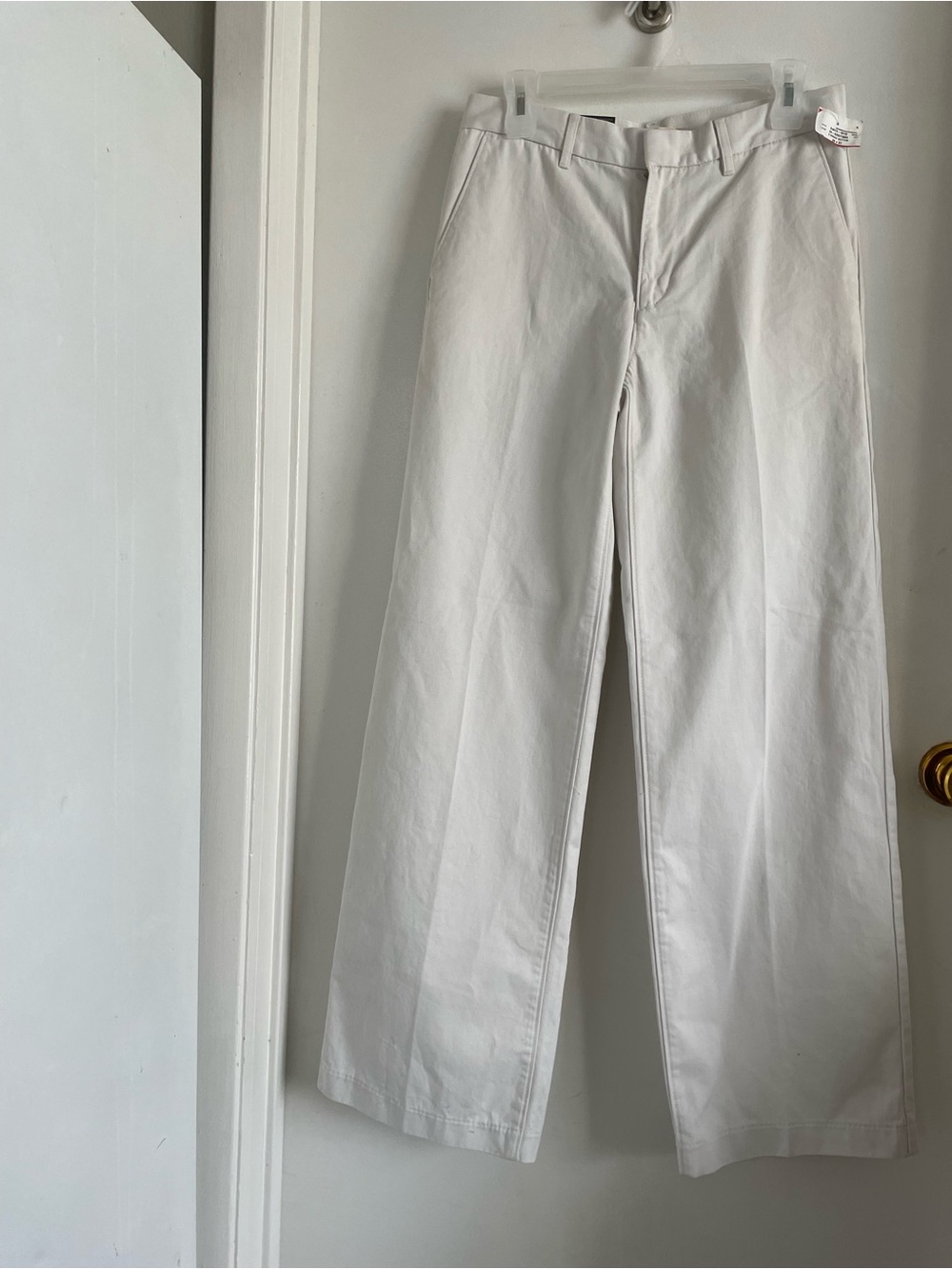 Levi's White Straight Leg Pants